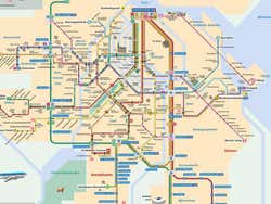 Plan du métro d'Amsterdam